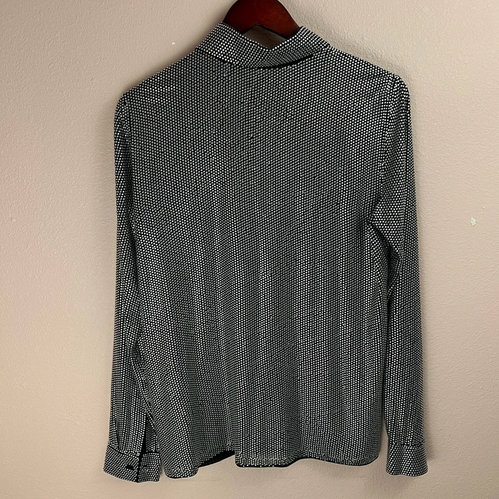 MICHAEL KORS Black EMBELLISHED BUTTON-DOWN SHIRT ✨brand new✨ - Picture 7 of 8